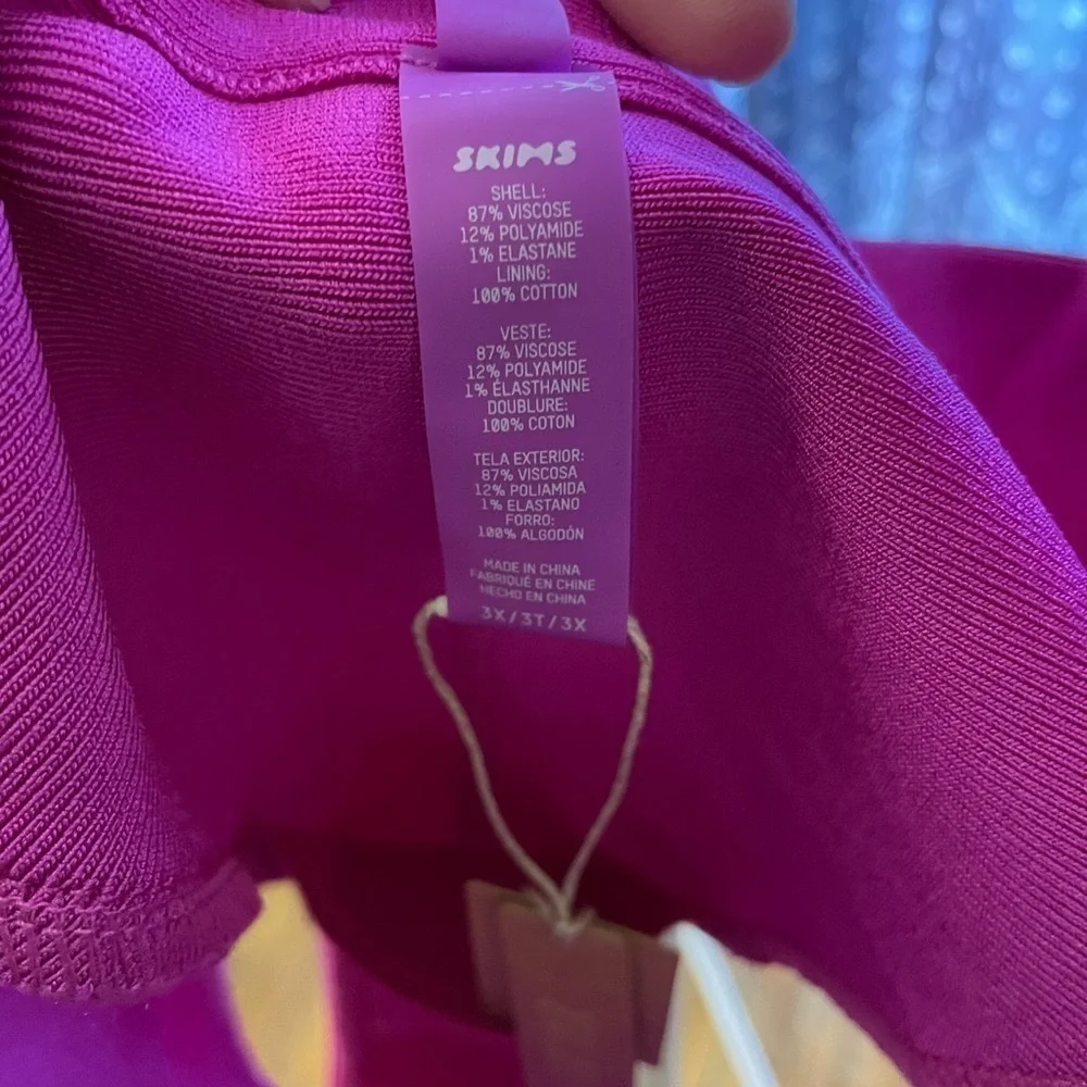 Skims knit monokini( lollipop)